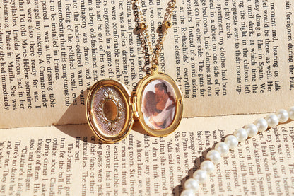 Oval Locket Necklace