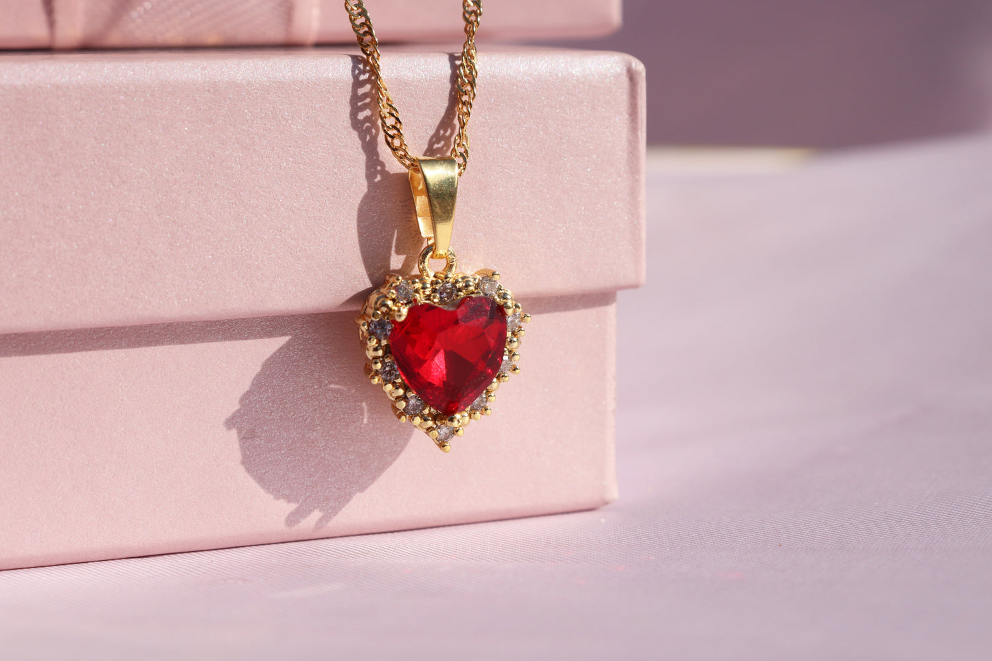 Red Heart Necklace