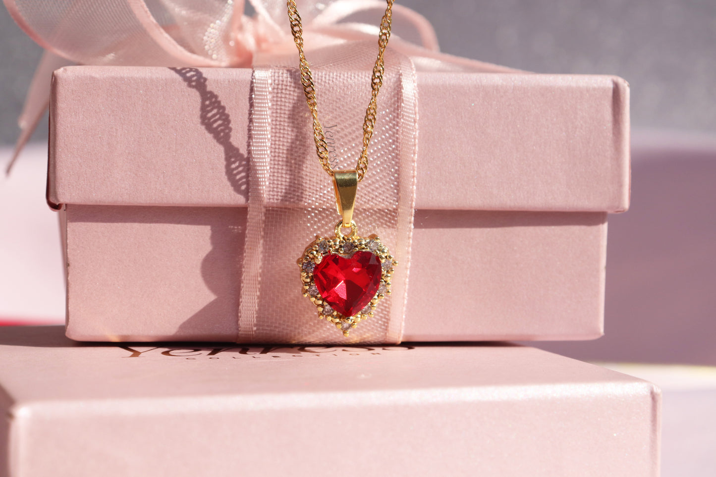 Red Heart Necklace