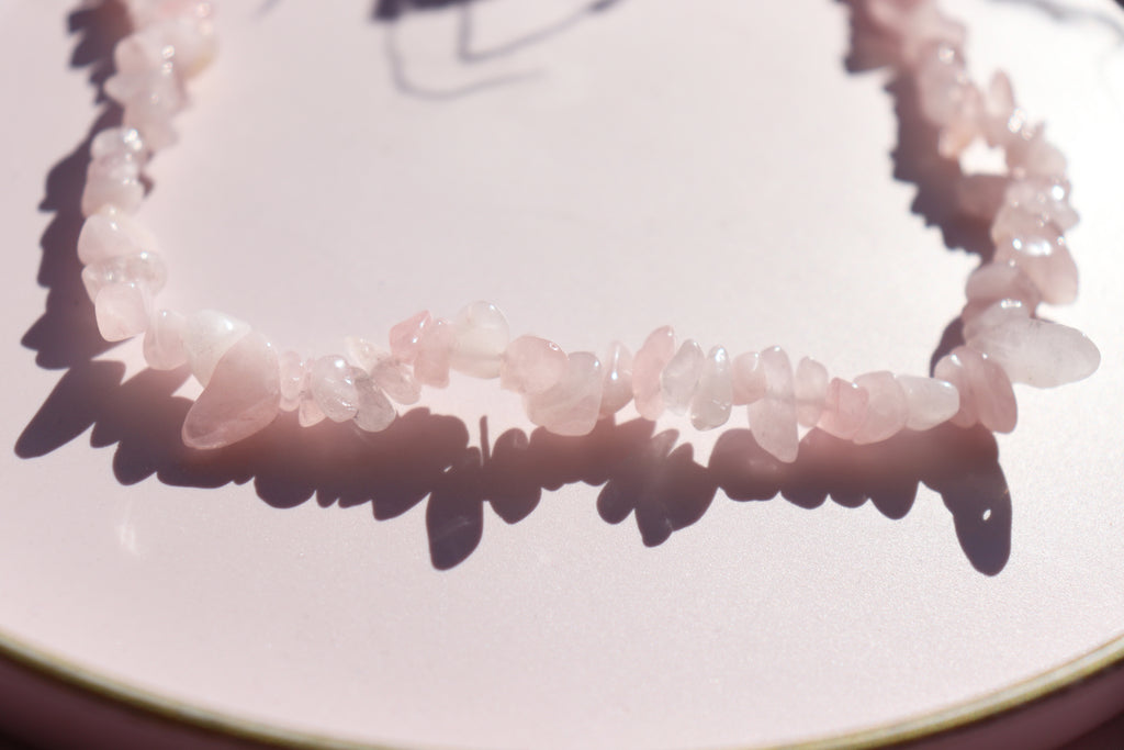Rose Quartz Healing Necklace
