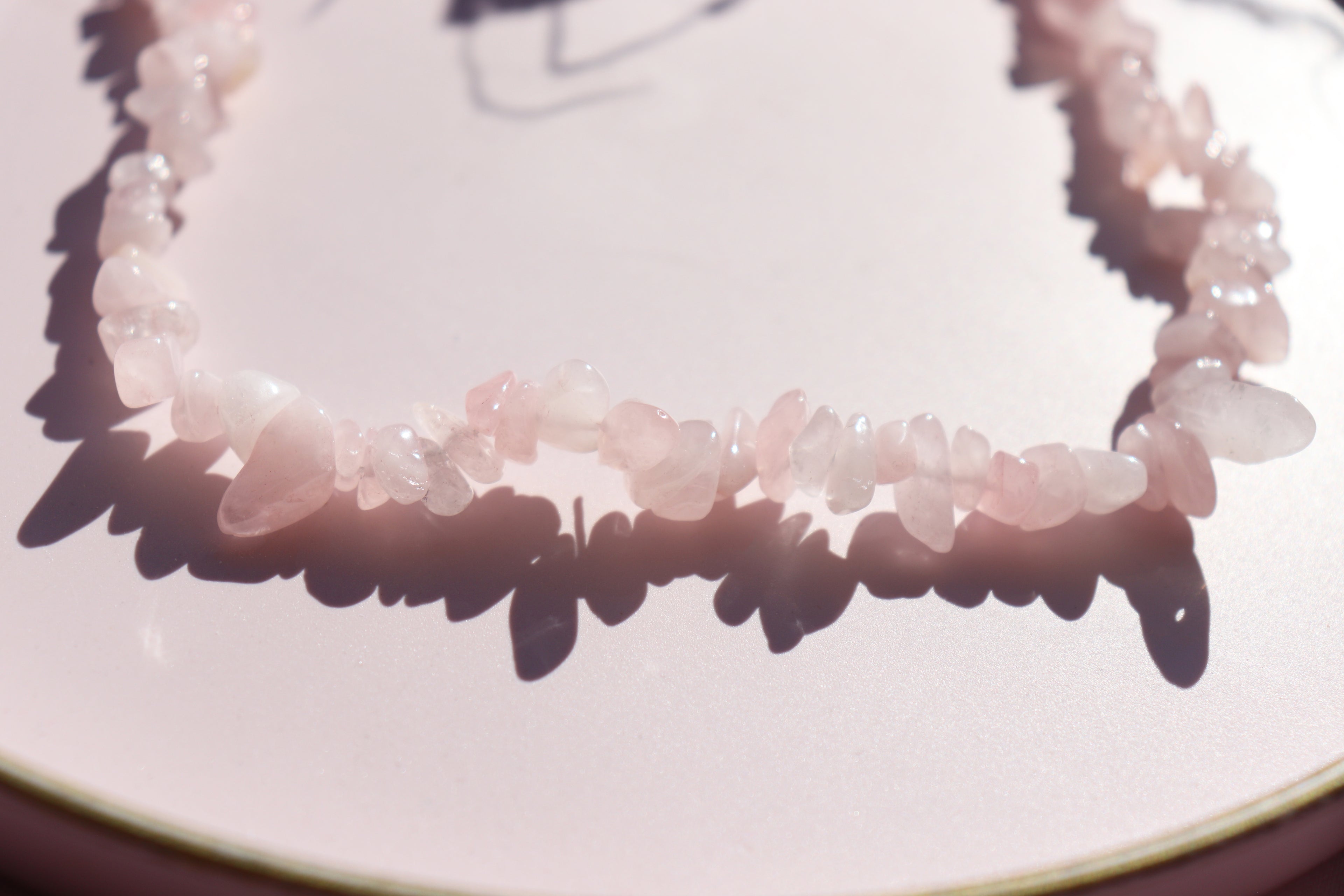 Rose Quartz Healing Necklace