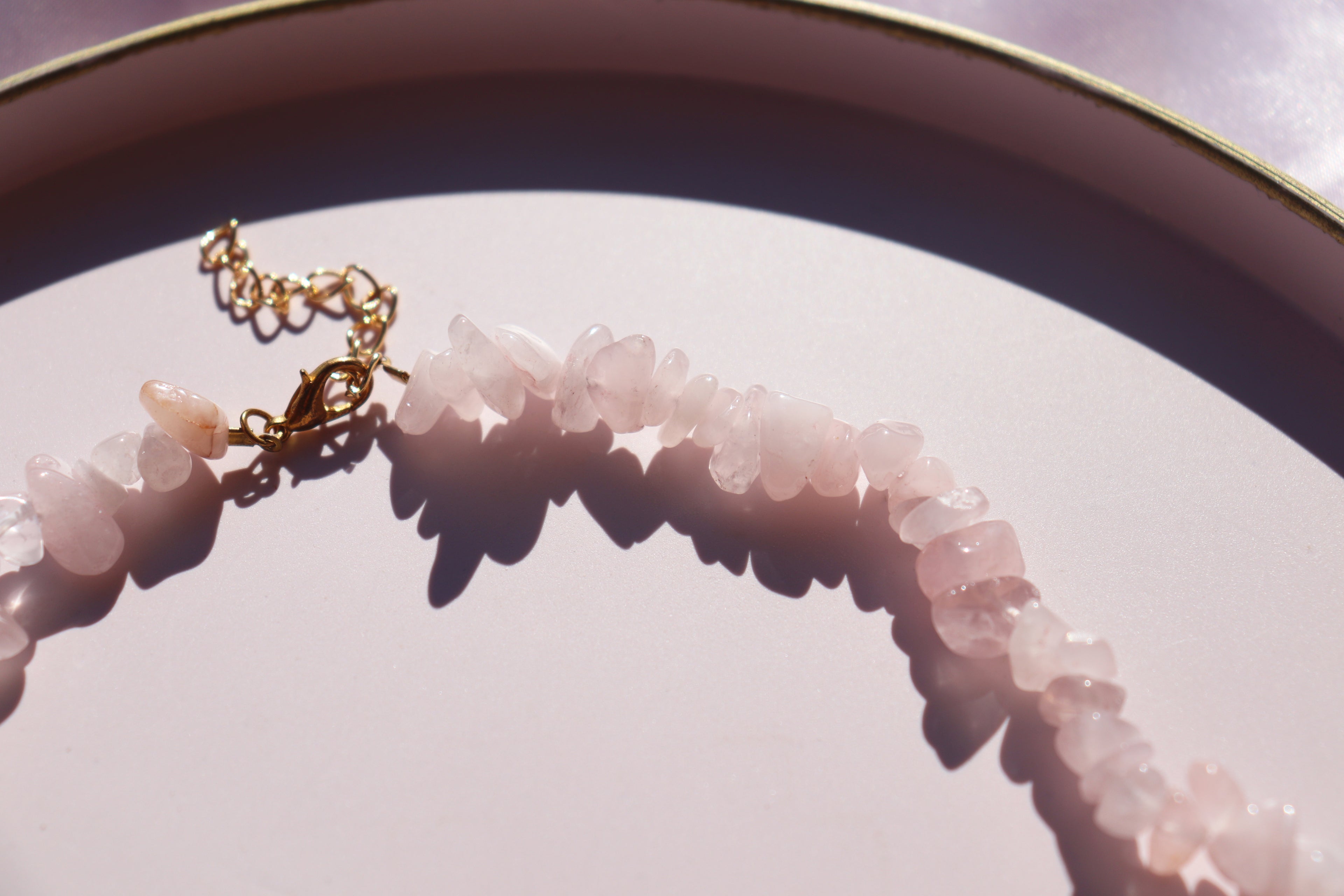 Rose Quartz Healing Necklace