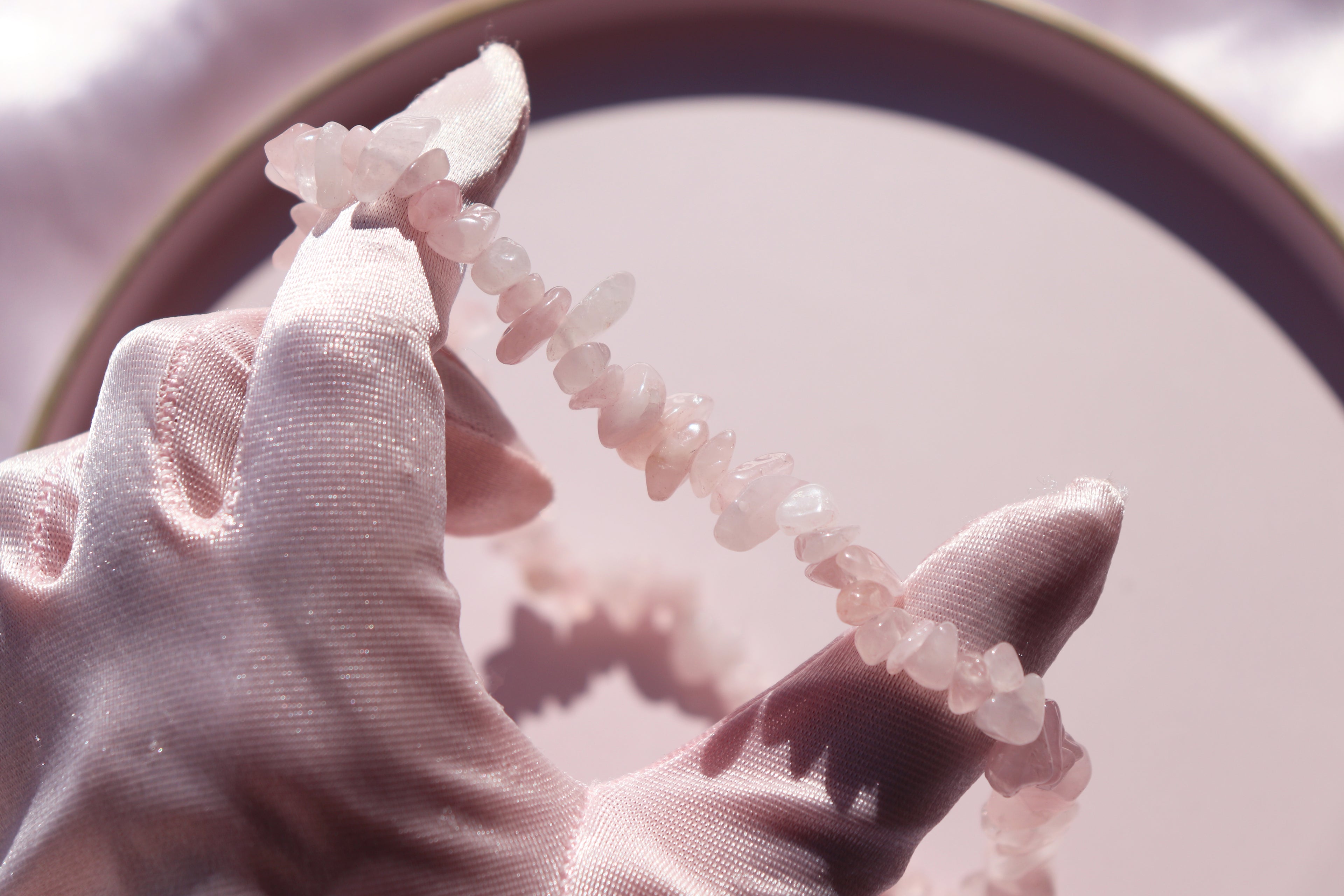 Rose Quartz Healing Necklace