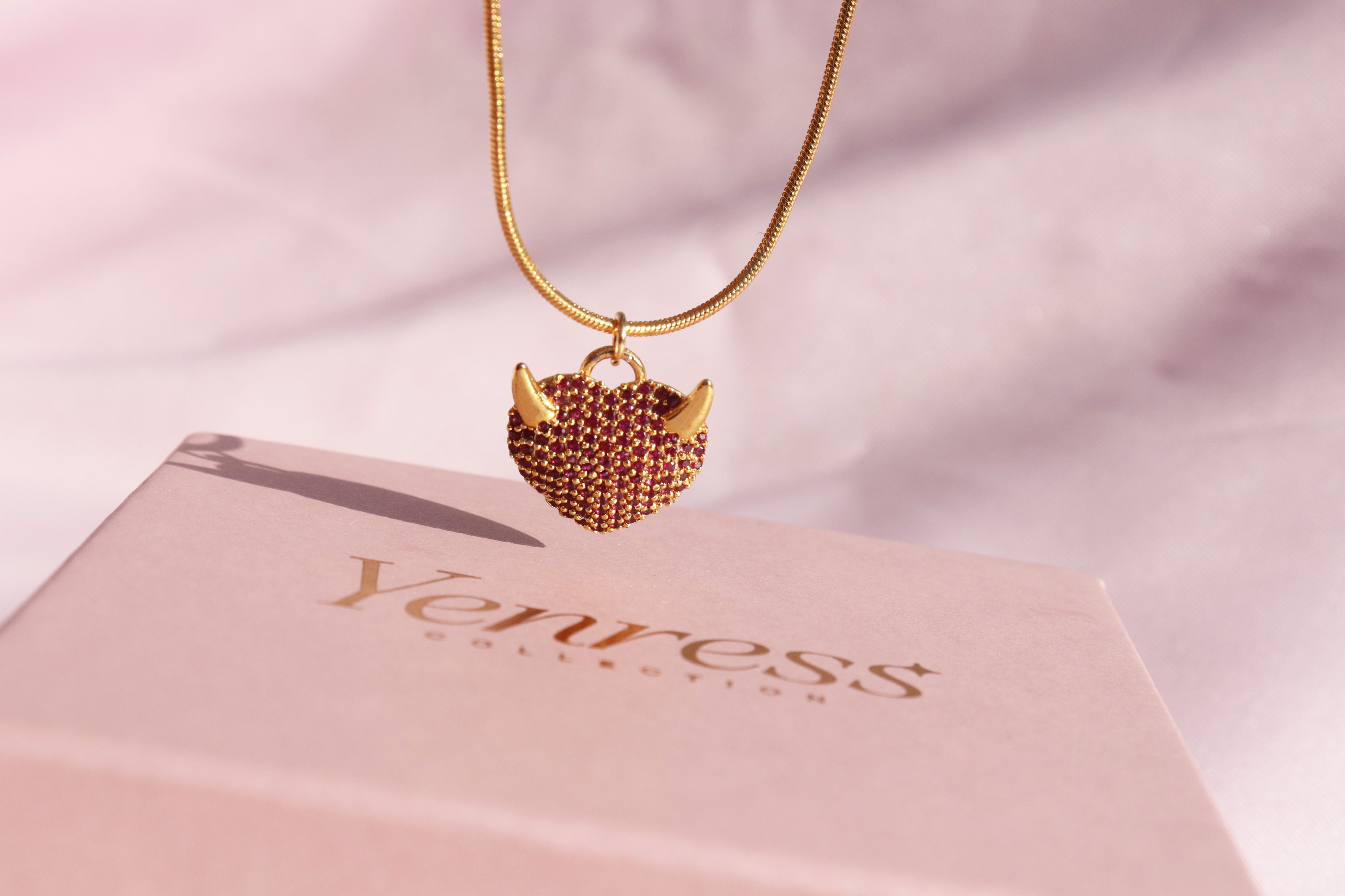 Halloween Evil Heart Necklace