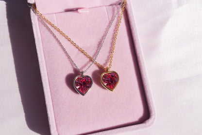 Princess and the Pauper Heart Necklace