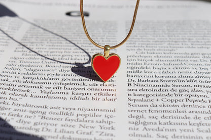 Red Heart Necklace