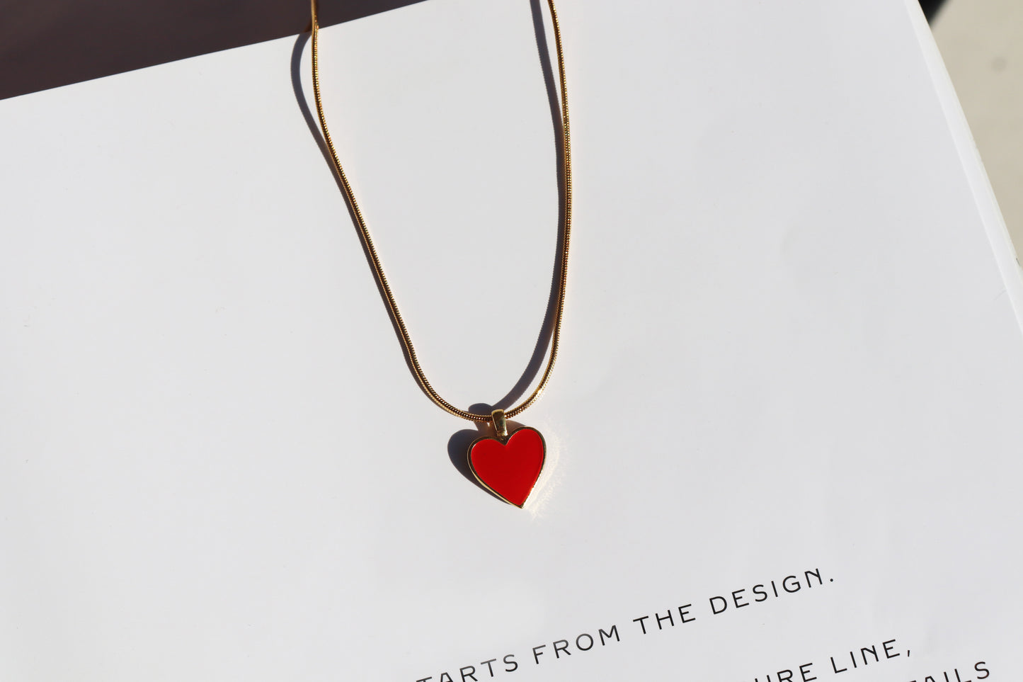 Red Heart Necklace