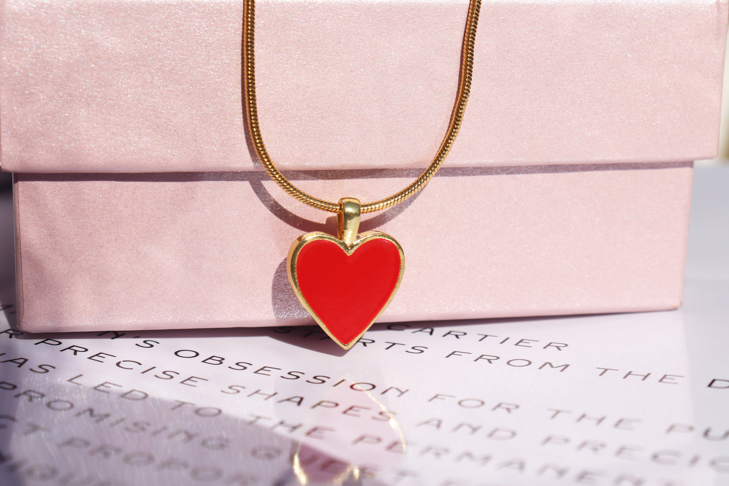 Red Heart Necklace