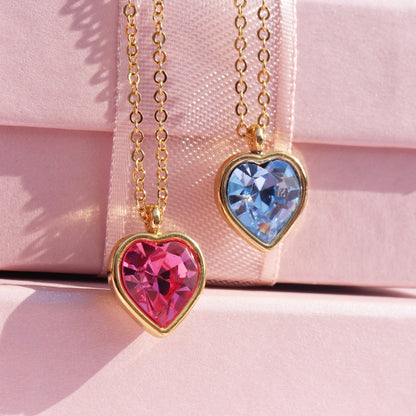 Princess and the Pauper Heart Necklace