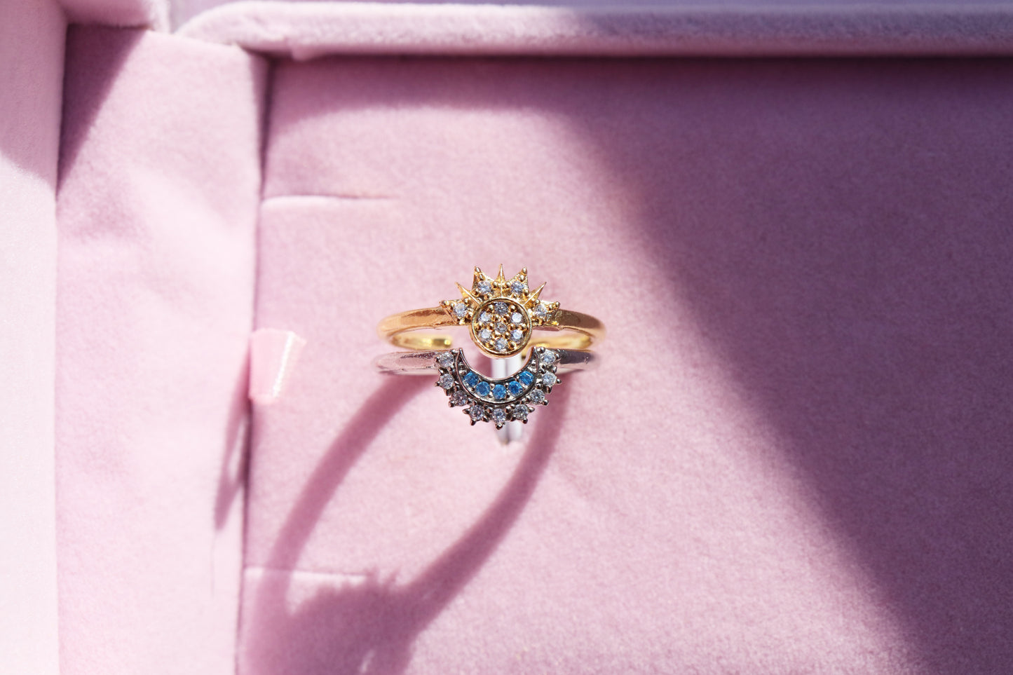 Sun & Moon Ring (2 pcs)