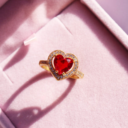 Red Heart Ring