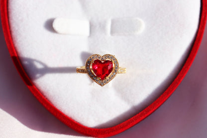 Red Heart Ring