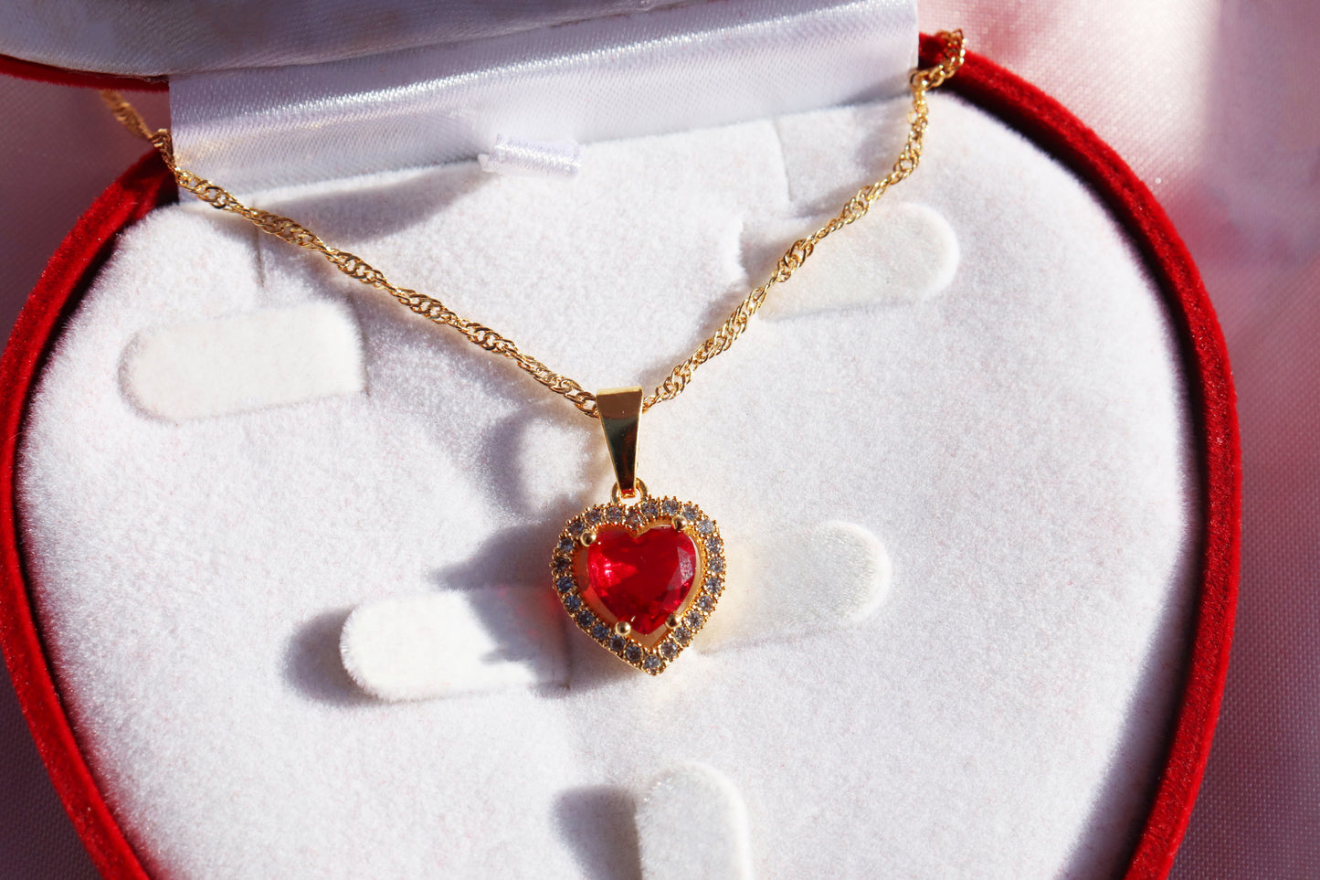 Red Heart Necklace