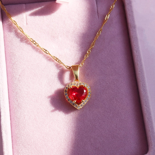 Red Heart Necklace