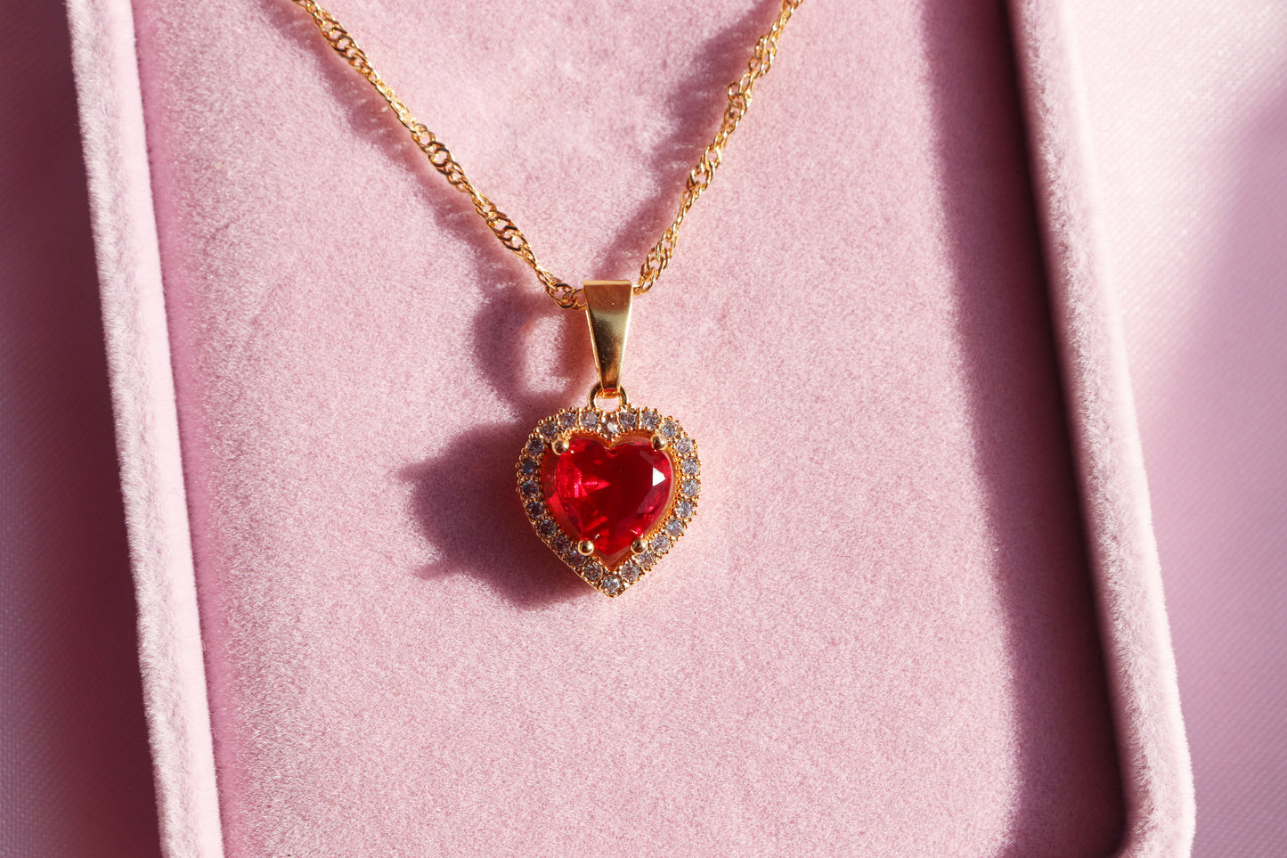 Red Heart Necklace