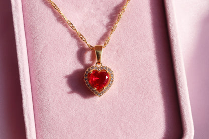 Red Heart Necklace