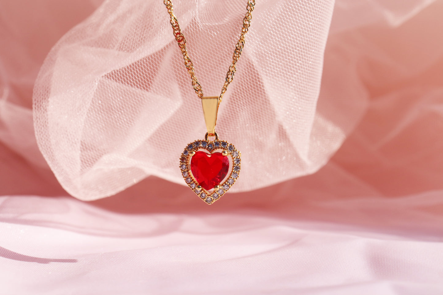 Red Heart Necklace