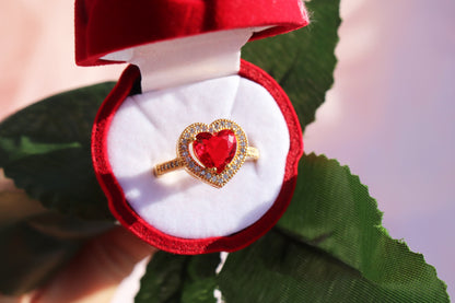 Red Heart Ring