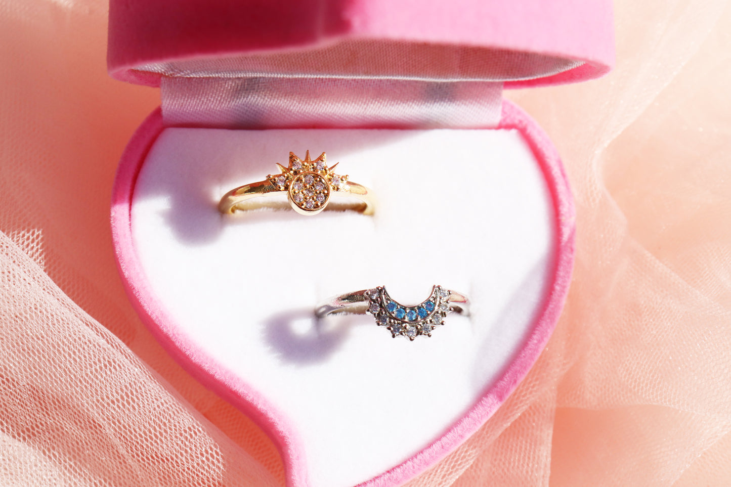 Sun & Moon Ring (2 pcs)