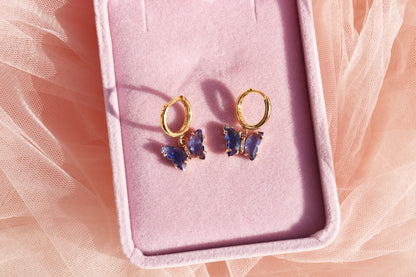 Princess and the Pauper Butterfly Earrings