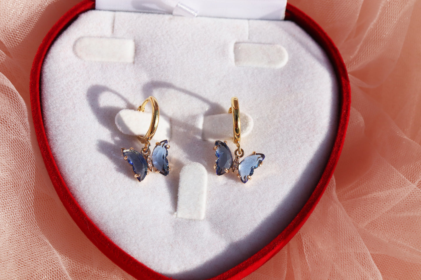 Princess and the Pauper Butterfly Earrings