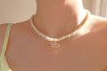 Saturn Pearl Necklace