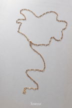 Letter Charm Back & Lariat Necklace
