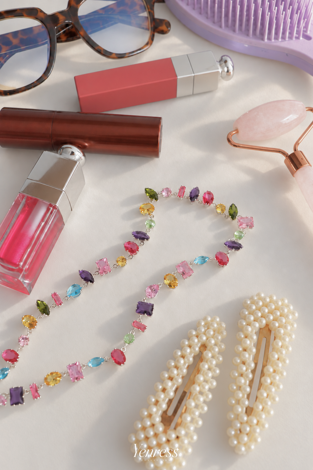 Color Pop Multicolor Stone Necklace