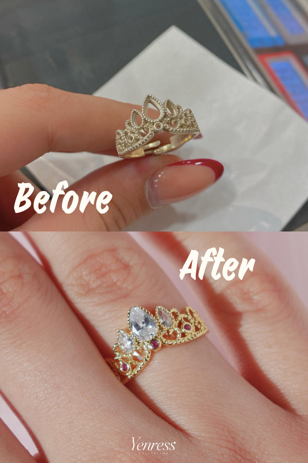 Rapunzel Crown Ring