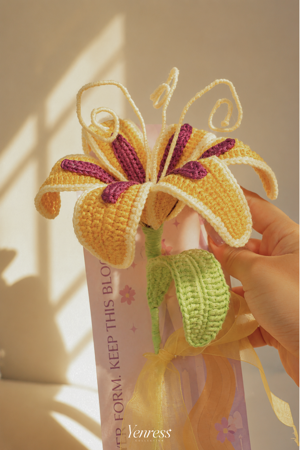 Rapunzel Sundrop Crochet Flower 2