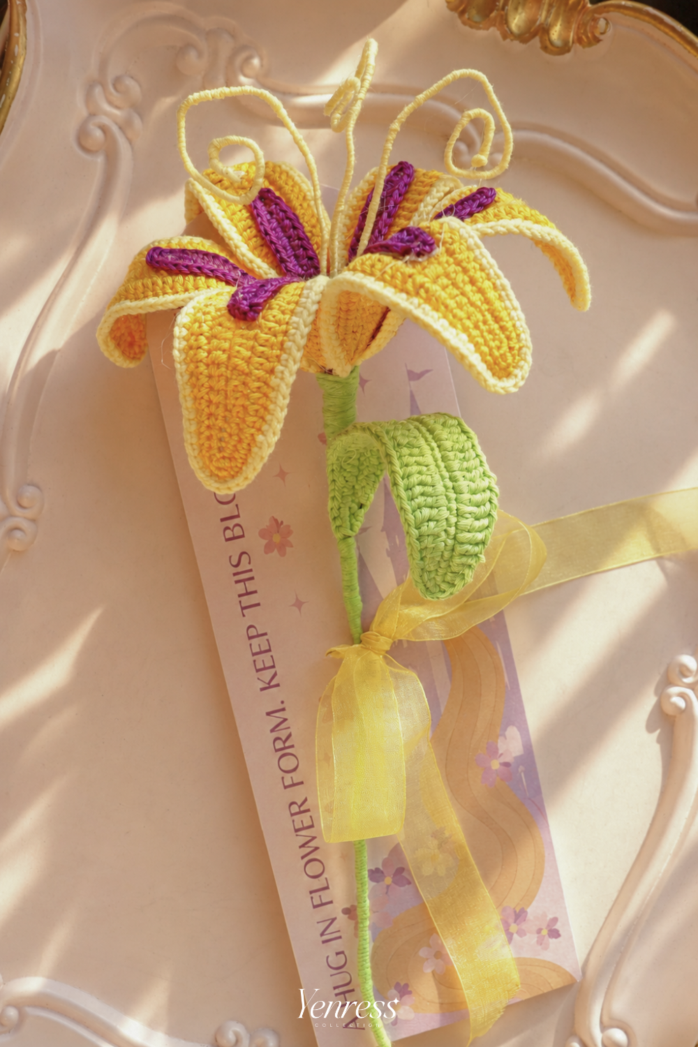 Rapunzel Sundrop Crochet Flower 2