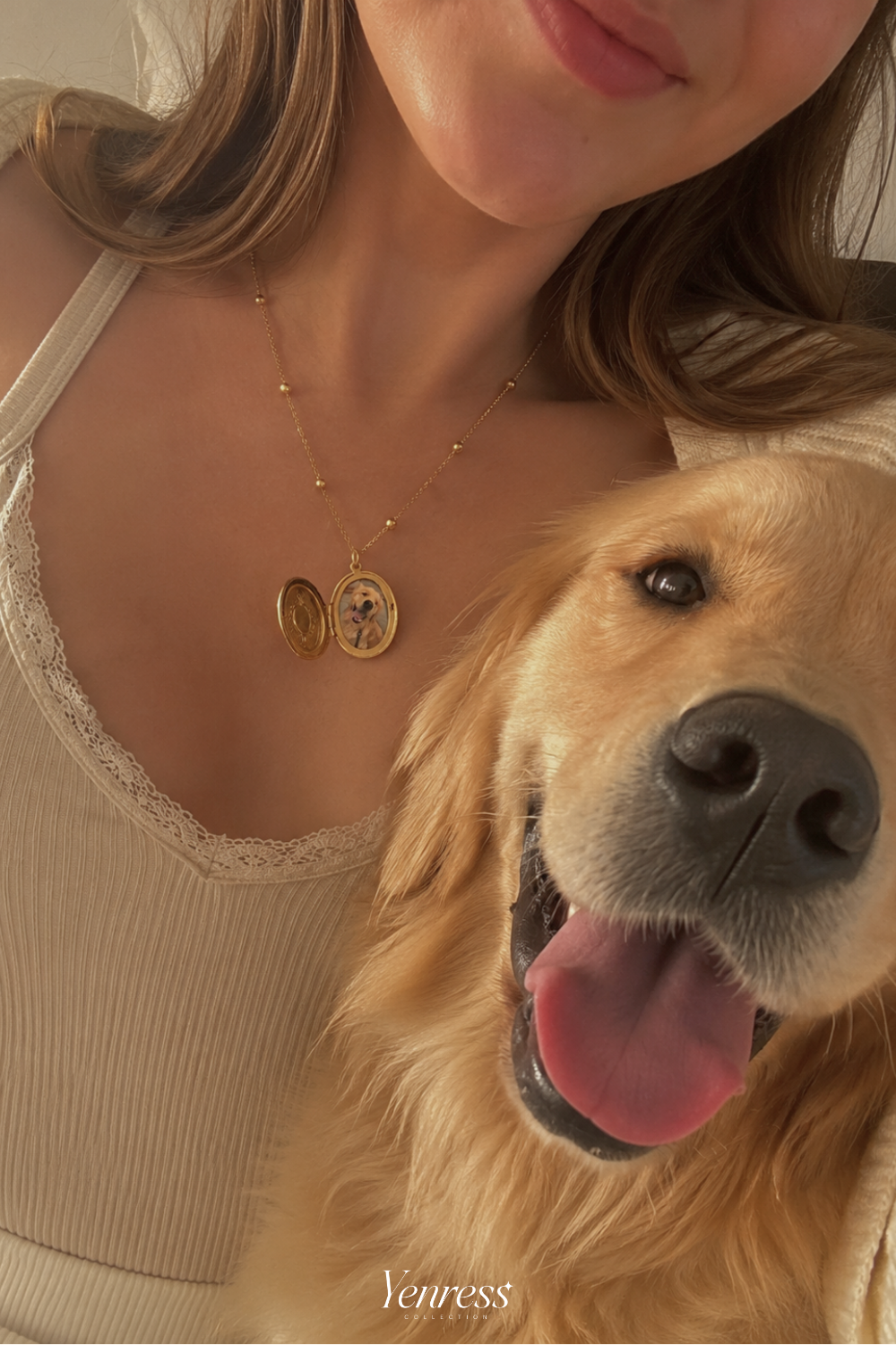 Oval Locket Necklace
