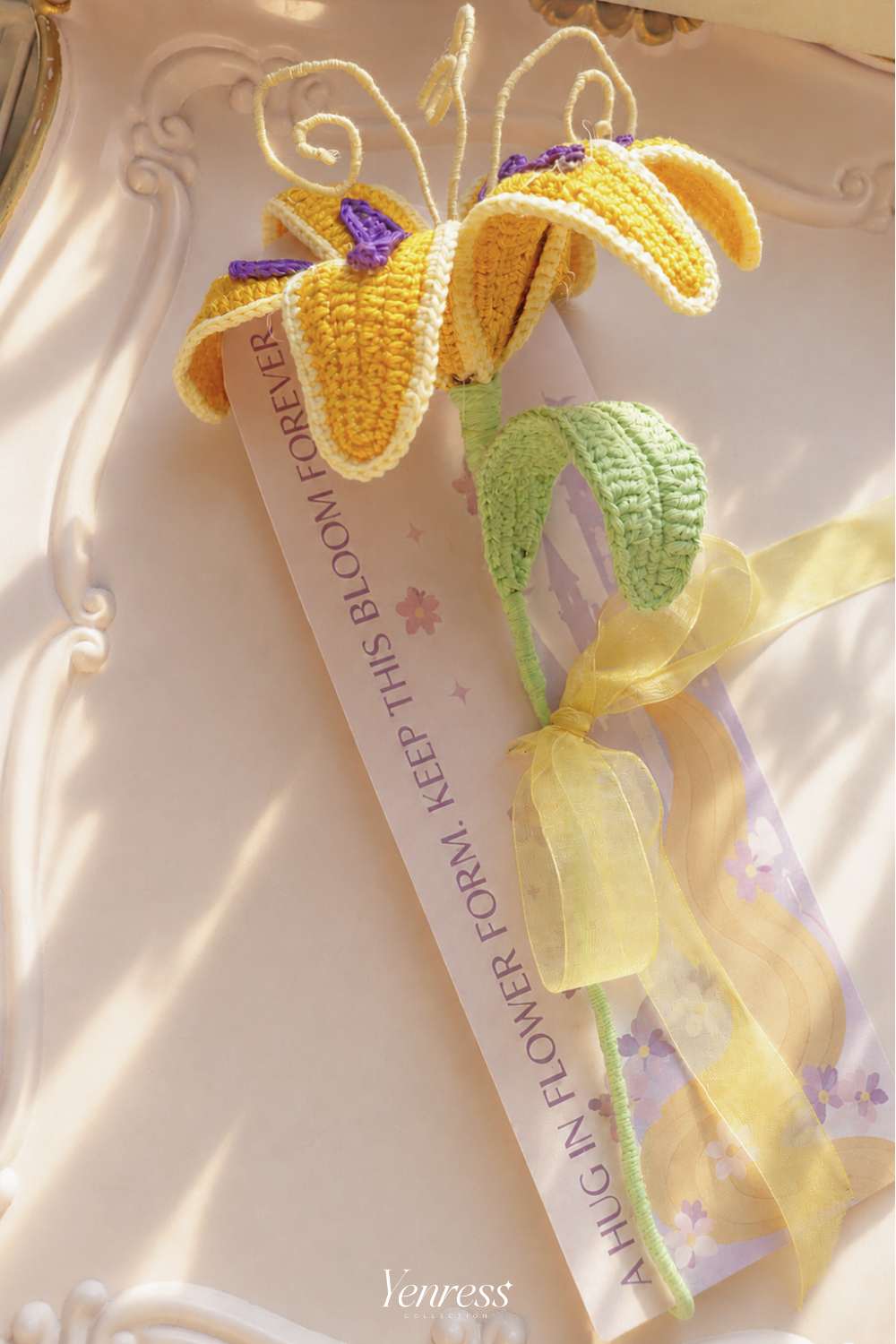 Rapunzel Sundrop Crochet Flower 2