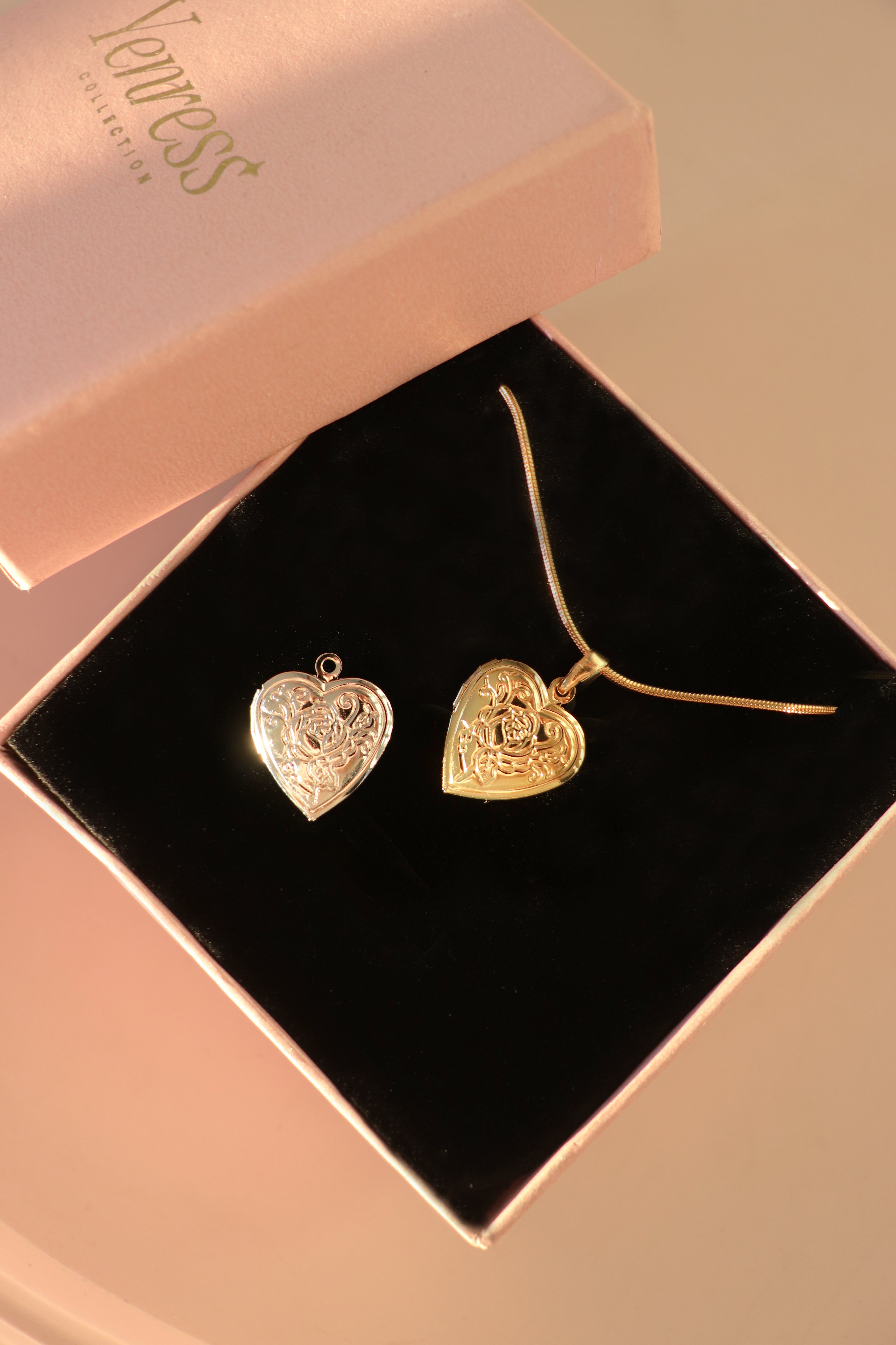 Rose Locket Necklace