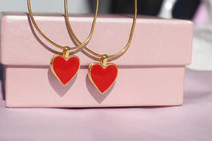 Red Heart Necklace