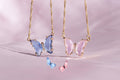 Princess and The Pauper Butterfly Necklace