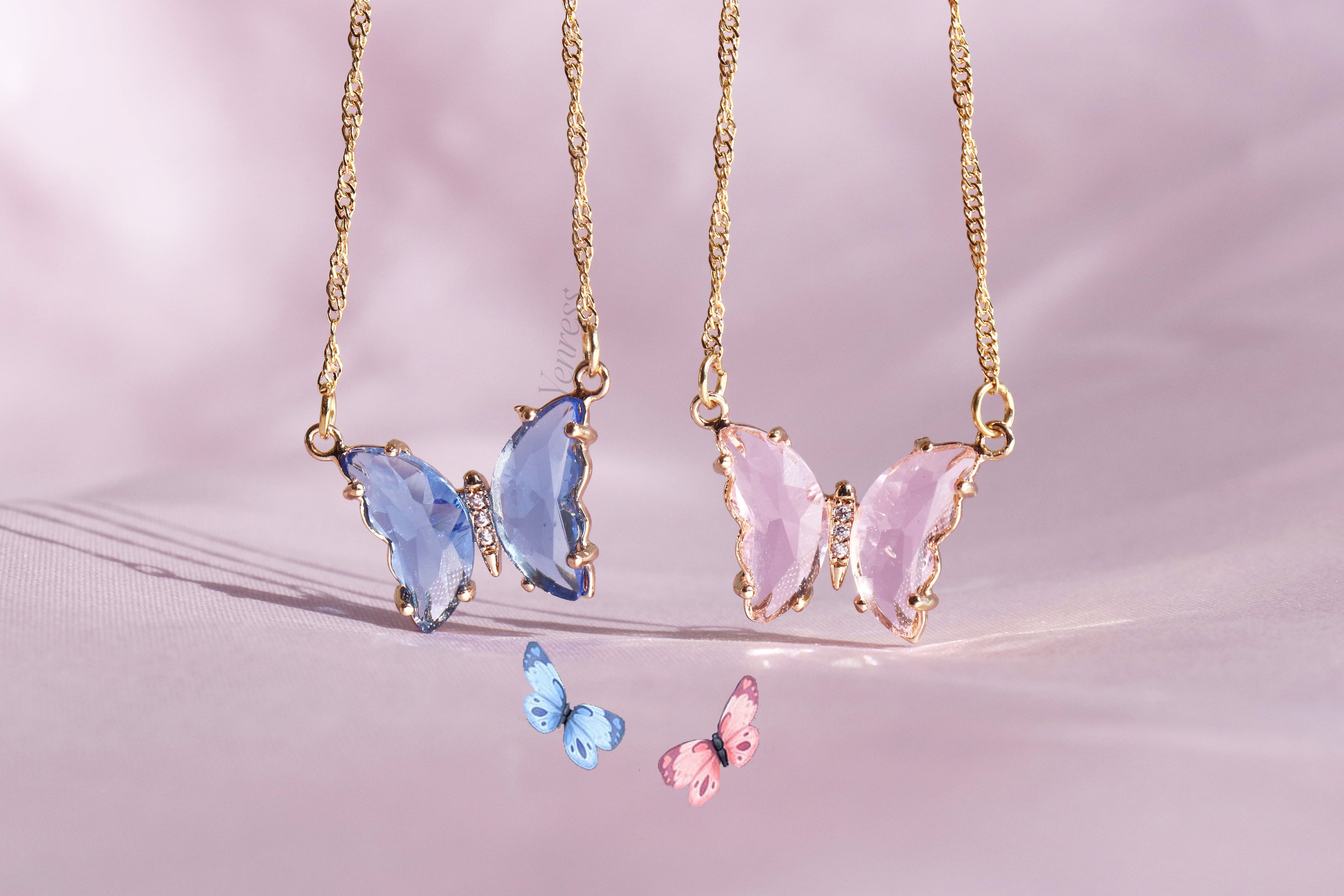 Princess and The Pauper Butterfly Necklace