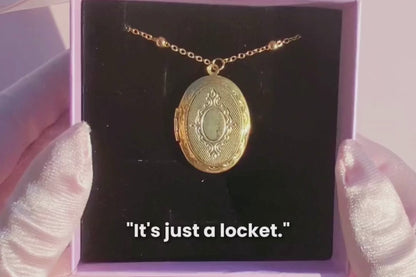 Oval Locket Necklace