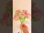 Crochet Pink Rose Bouquet