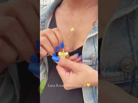 Lana Rosary Emerald Dupe Necklace