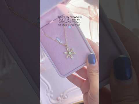Snow Flake 925 Sterling Silver Necklace