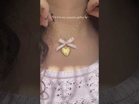 Pink Ribbon Locket Necklace