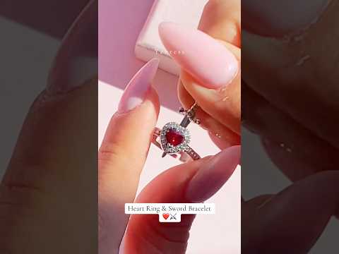 Heart Ring & Sword Bracelet