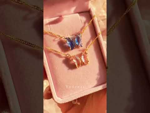 Princess and The Pauper Butterfly Necklace