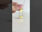 Love Letter 925 Sterling Silver Necklace (Engravable)