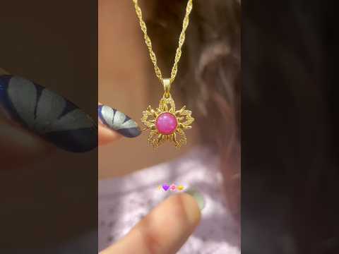 Spinning Rapunzel Sun Necklace & Ring Set