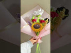Gold Garden Crochet Flower Bouquet