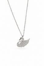 Swan 925 Sterling Silver Necklace