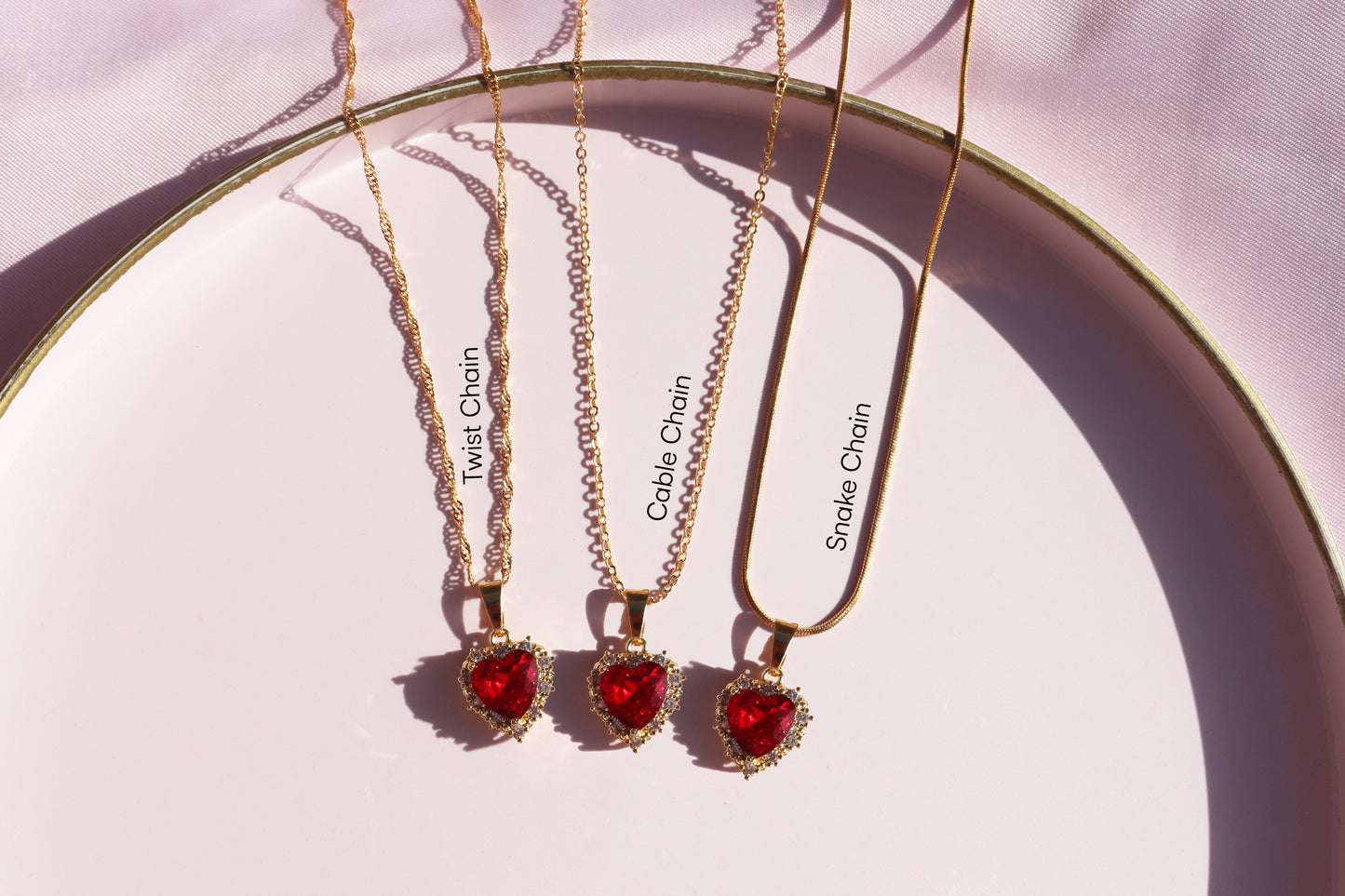 Red Heart Necklace